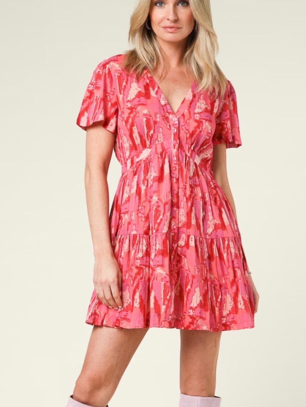 ba&sh Size XS • Pink Mini Sundress Lady Dress.